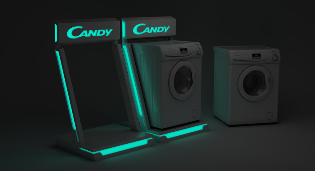 fuga Product Display for Candy Washing Machines